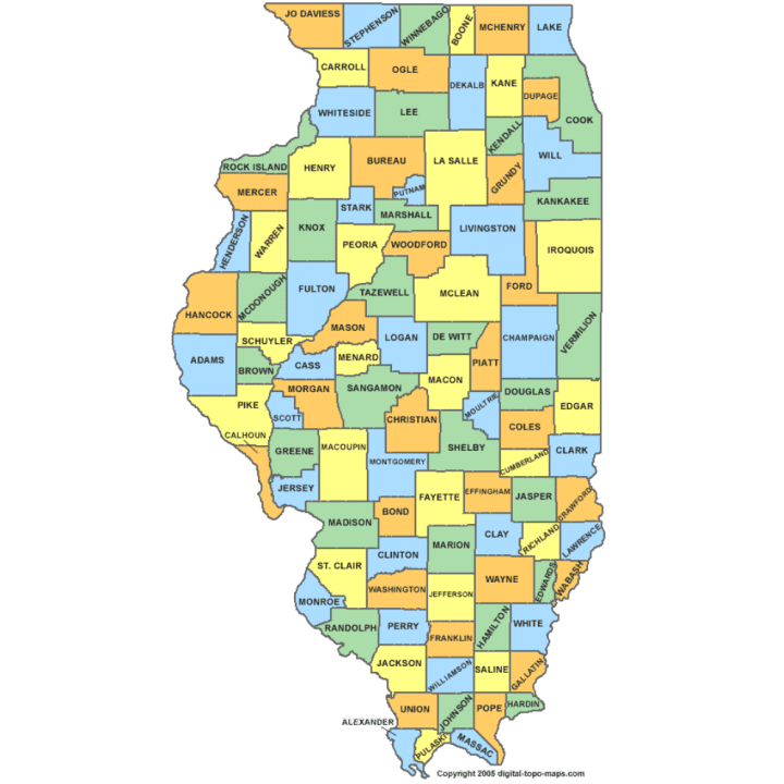 illinois-County-Map