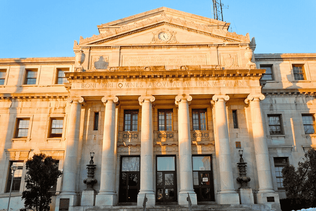 Delaware County Courthouse in Media, Pennsylvania