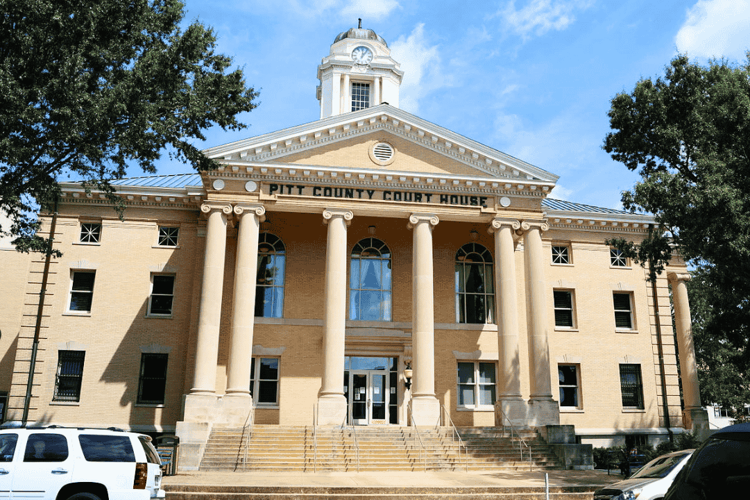 Pitt County North Carolina Courthouse