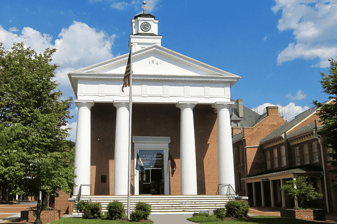 The Old Frederick County Courthouse in Winchester 
