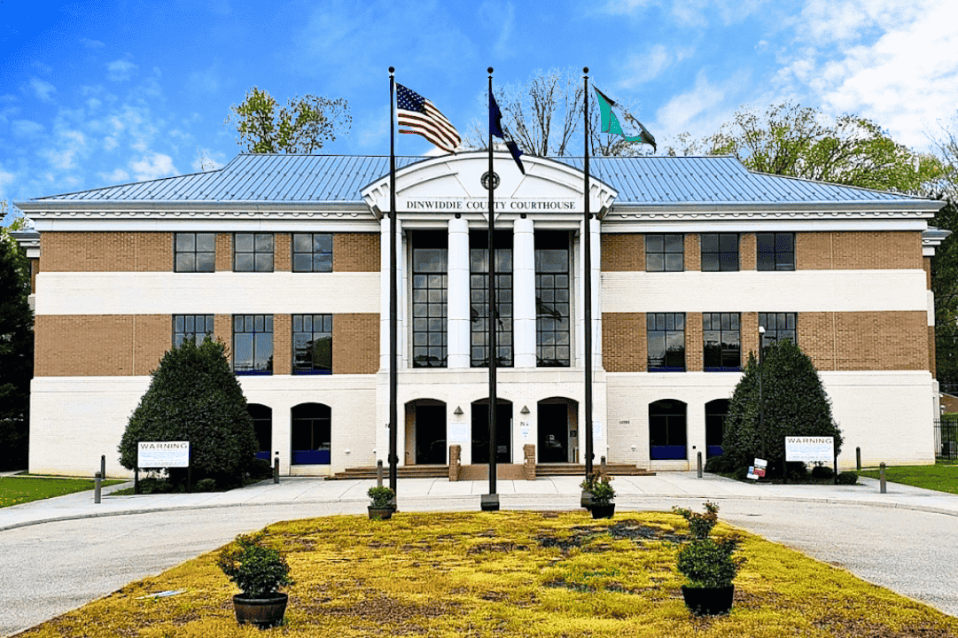 Dinwiddie County Courthouse Virginia