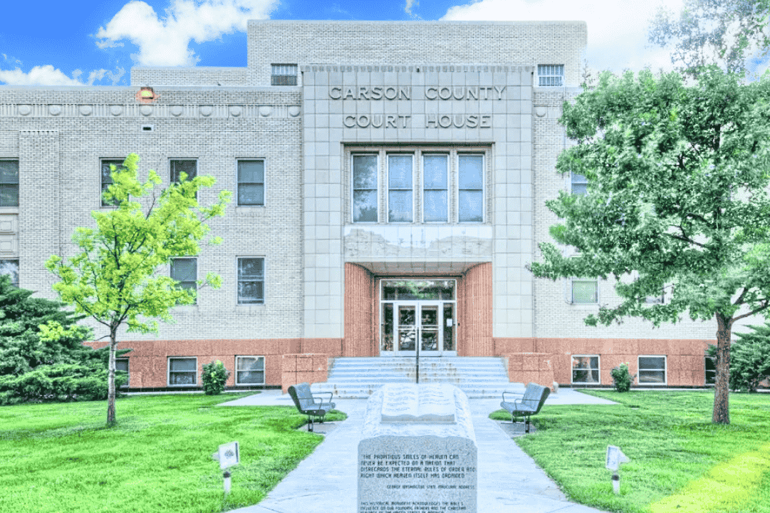 Carson county courthouse Texas