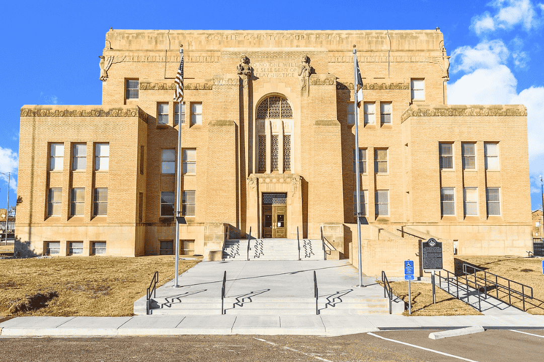 Cottle County Texas Courthouse