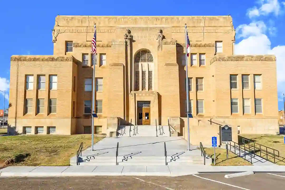 Cottle County Texas Courthouse