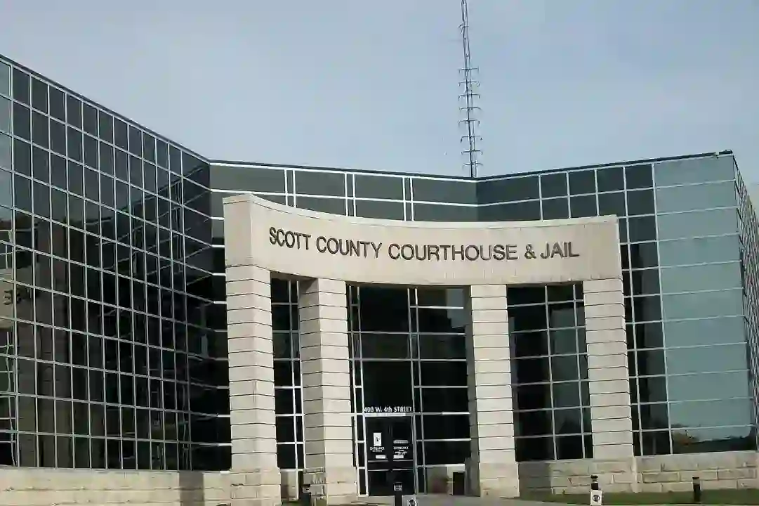 Scott County, Iowa courthouse in Davenport Tax lien